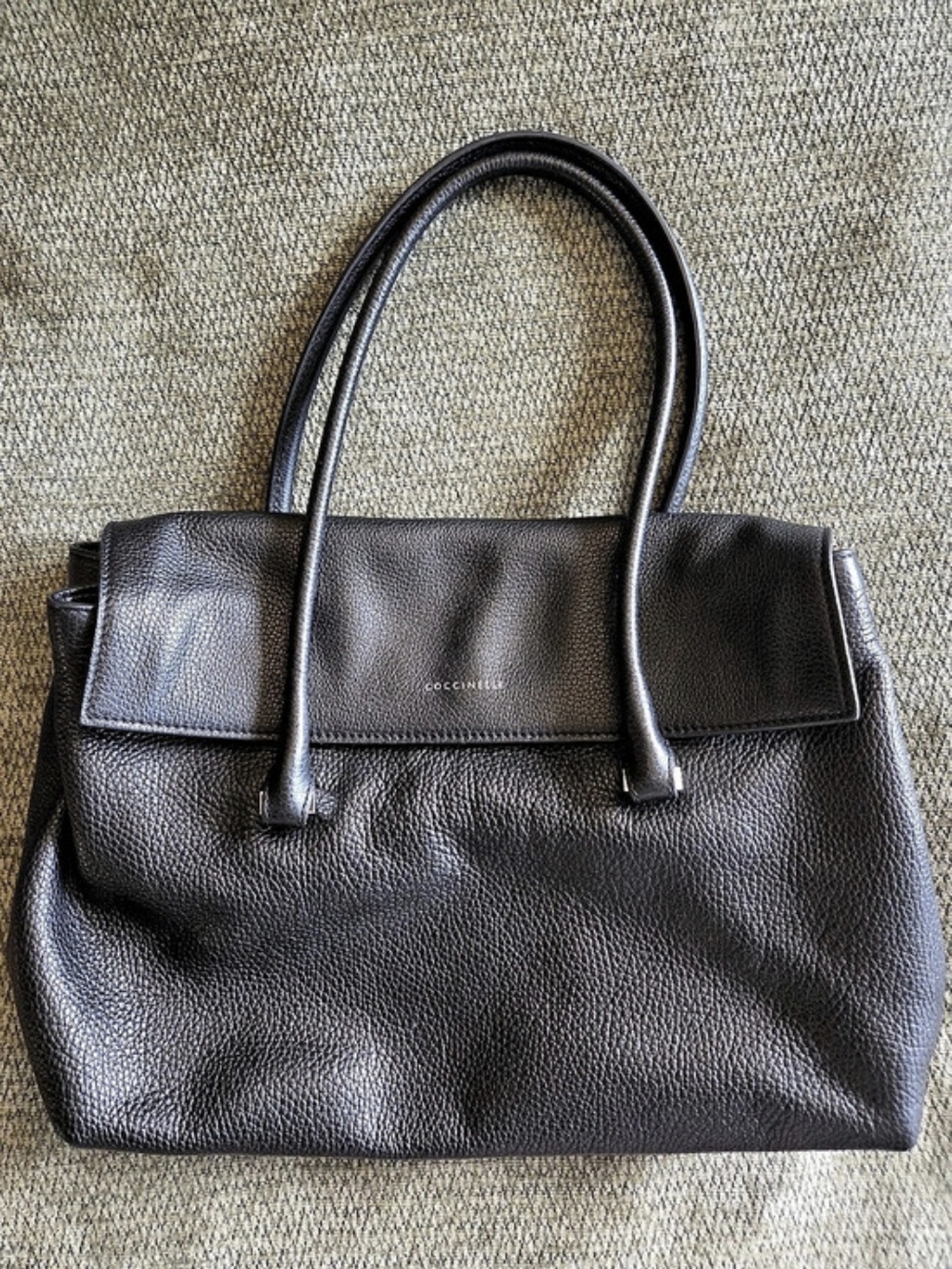 Coccinelle Leather Bag In Black